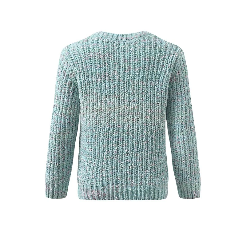kid's Cable Knit crew neck Sweater-1
